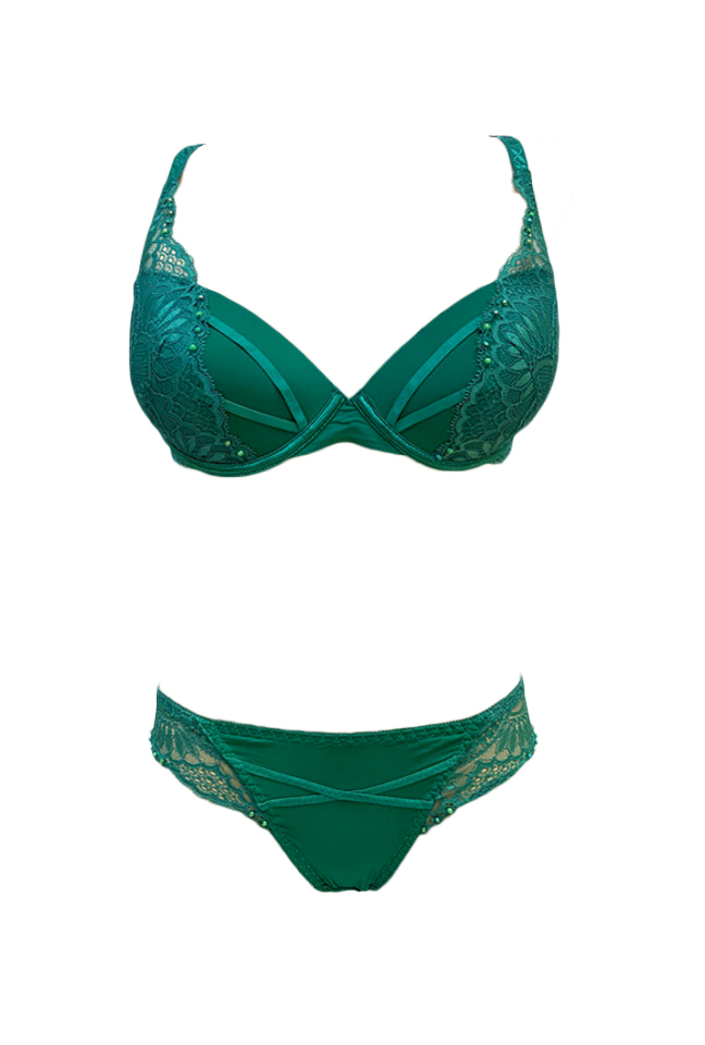 Ensemble Emeraude vert