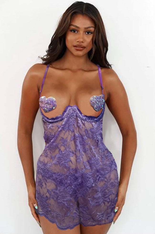 Nuisette Zarah mauve