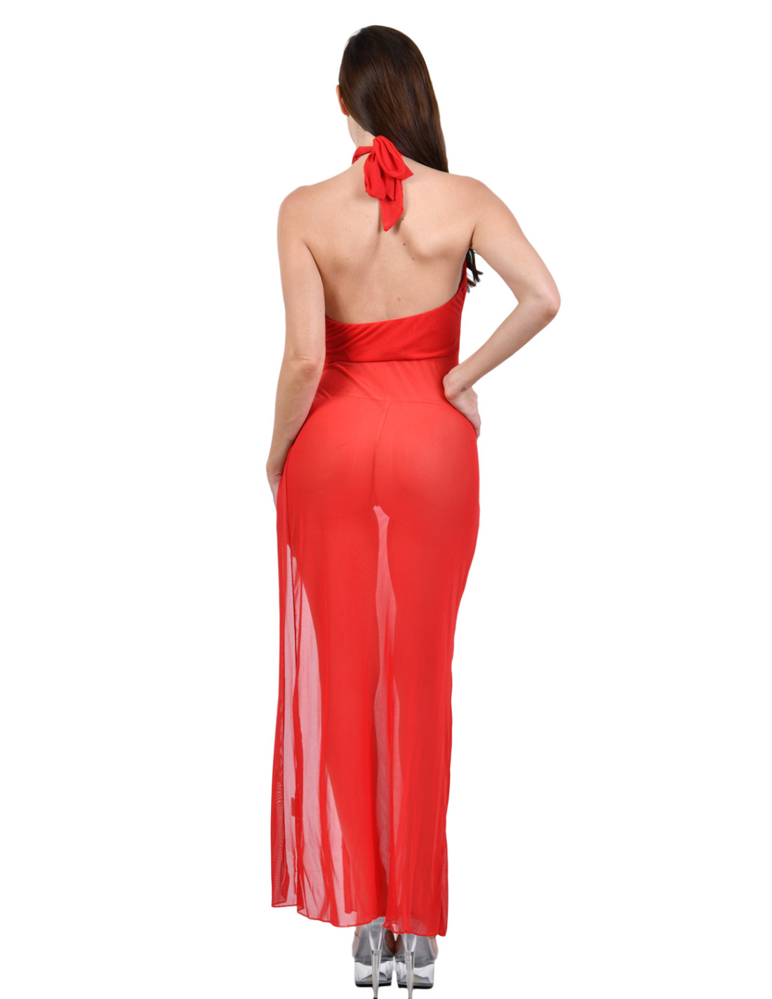 Nuisette longue Anneau rouge