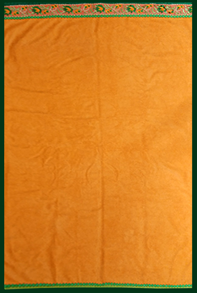 Serviette Beachwear orange et vert