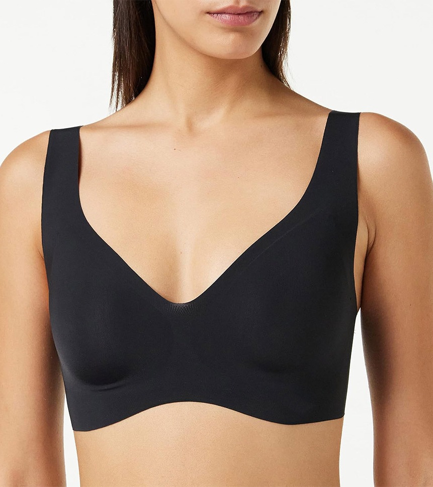 Brassière sans couture noire